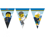Girlanda papierowa Lego City  9 flag 2,3m