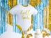 Balon foliowy babyshower śpioszki Hello Baby 51x45cm