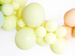 Balony pudrowe jasnożółte 12 cali 10szt 