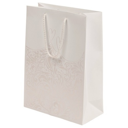 Torba ozdobna Komunia złoty ornament 23x32x11cm