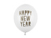 Balon lateksowy Happy New Year biały 30cm 1szt