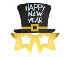 Okulary sylweter Happy New Year cylinder