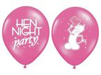 Balon lateksowy różowy Hen Night Party 30cm 1szt