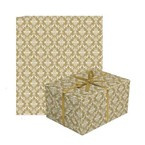 Papier do prezentów złoty ornament 70x200cm