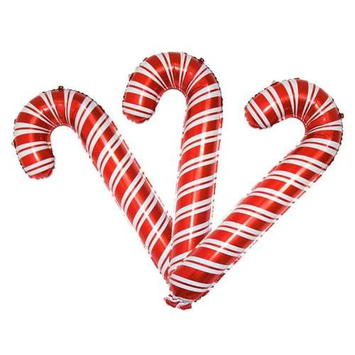 Zestaw balonów foliowych Świątecznych Candy 5szt