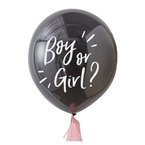Balon lateksowy Boy or Girl 36cali 1szt Dziewczynka