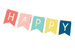 Baner urodzinowy Happy Birthday kolorowy 175cm