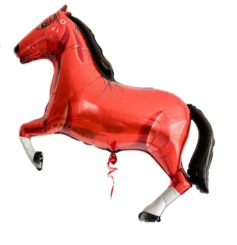 Balon foliowy Koń w galopie rudy 70x94cm