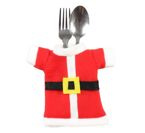 Etui świąteczne na sztućce Mikołaj 4szt