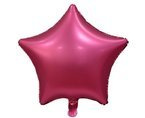 Balon foliowy gwiazda ciemnoróżowa 45cm