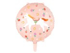 Balon foliowy Konie różowy okrągły 45cm