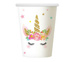 Kubeczki papierowe Jednorożec 266ml 6szt