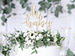 Baner na tort topper drewniany Oh Baby 13,5x17cm