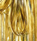 Kurtyna imprezowa złota chromowana 100x200cm