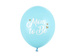 Balony lateksowe babyshower błękitne  Mom to be 5szt
