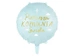 Balon foliowy błękitny Pierwsza Komunia Święta 45cm