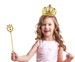 Diadem księżniczki plastikowy złoty