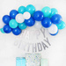 Girlanda balonowa niebiesko biała 25szt balonów