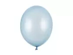Balony lateksowe metaliczne błękitne 30cm 10szt