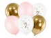 Balony lateskowe na roczek różowo złote 6szt