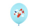 Balony lateksowe Samolociki błękitne 5szt