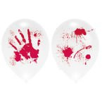 Balony led krwawe ślady Halloween 4szt 11cali