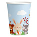 Kubeczki papierowe Leśne Zwierzątka 200ml 8szt