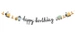 Baner papierowy Happy Birthday Budowa 2m