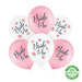 Balony lateksowe Bride to be kwiaty 30cm 6szt
