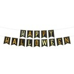 Baner papierowy  Halloween czarno złoty 250cm