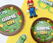 Talerzyki papierowe Game On 23cm 6szt