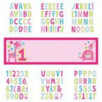 XXL Baner foliowy różowy  roczek do personalizacji