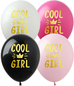 Balony lateksowe Cool Girl 30cm 5szt