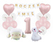 Zestaw dekoracji na roczek Zajączek Owieczka balony baner personalizacja