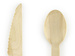 Sztućce drewniane jasnoróżowe 18szt 16cm