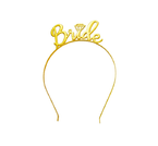 Opaska metalowa złota Wieczór Panieński Bride