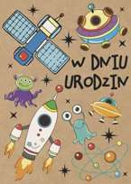 Kartka urodzinowa Kosmos Eko 18x13cm