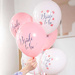 Balony lateksowe Bride to be kwiaty 30cm 6szt