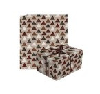 Papier ozdobny kraft trójkaty 70x200cm