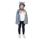 Pelerynka dla dzieci Szara Myszka przebranie