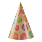 Czapeczki papierowe kraft Baloniki 6szt