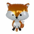 Balon foliowy rudy Lisek 62x49cm