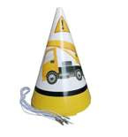 Czapeczki papierowe Budowa 6szt