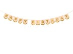Baner urodzinowy Happy Birthday łososiowy 150x13cm
