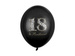 Balon czarny 18 Brillant na 18 urodziny 30cm 1szt