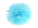 Papierowy pompon niebieski 20cm dekoracja