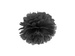 Papierowy pompon czarny 25cm Halloween 1szt