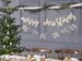 Baner drewniany świąteczny Merry Christmas 87x17cm