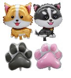 Zestaw balonów Pieski łapki psa 4szt