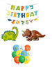Zestaw dekoracyjny dinozaury balony girlanda 8szt